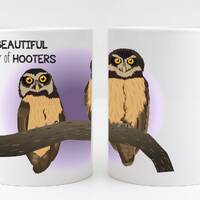 Spectacled Owl Mug: Bird Lover Gift