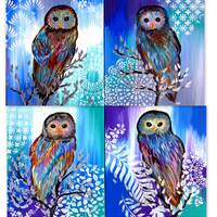 owl painting, owl paintings, owl art, owl designs, owl design, owl prints, original paintings, origi