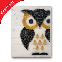 Owl String Art Kit - Adult Crafts Kit Includes All Supplies, Owl Home Decor, Owl Wall Art, Gift For 