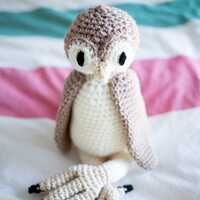 Crochet Barn Owl Stuffy