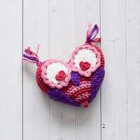 Crochet Heart Owl: Amigurumi Valentine Pattern (PDF)