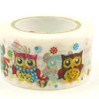 Cute Owl - Japanese Washi Masking Tape - 25mm - 7.6 Yard
