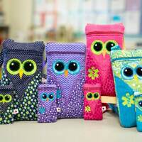 Owl Medicine Purse - Epi-Pen Case - Asthma Case - Doll Girl Set by Alert Wear