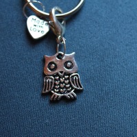 Owl Keychain – Cute Animal Charm for Keys or Bags
