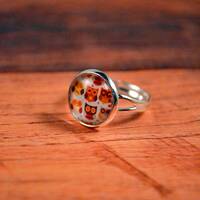 Owl Ring, Pop Ring, Statement Ring, Owl Jewelry, Statement Jewelry, Girly Ring, Girly Jewelry, Teen 