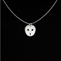 Barn Owl Necklace - Barn Owl Jewelry - Barn Owl Gift - Sterling Silver