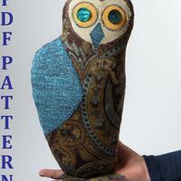 Wise Owl Sewing Pattern Tutorial PDF Digital Download