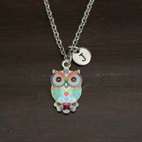 Owl Necklace - Owl Jewelry - Animal Lover Gift - Owl Gift - Wise Owl Gift - Owl Jewelry - Great Horn