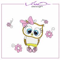 Owl Machine Embroidery Design