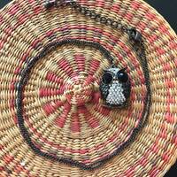 Bundle of 3 boho, hippie owl necklaces