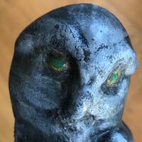 National Foundry Produced Cast Iron Owl Doorstop 1920