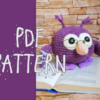 Crochet Owl Pattern: Eyeglasses Holder, Home Decor (PDF Pattern)