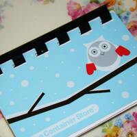 Christmas Owl on Branch - Gift card notebook