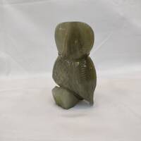 Jade owl Figurine, Carved Natural Gemstone Owl Figurine, Healing Guardian Statue Figurine Crafts, Gi