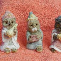 NATIVITY -"Critters Christmas Pageant" Three Wise Men OWLS & IttyBitty by United Desi