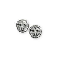 Barn Owl Earrings Jewelry Sterling Silver Handmade Owl Earrings OW1XH-E