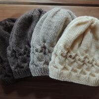 Cable Knit Owl Hat - women's owl hat