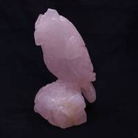Rose quartz owl, Owl statues, Owl Figurines, Bird Figurines, Bird statues, Bird Figurines, Reiki pro