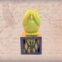 Owl Gift Figurine Owl Décor Childs Figurine Ceramic Bird Décor Nursery Art Children