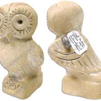 Owl Replica from the Archaic Period 500 BC, Archaelogical Museum of Athens