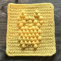 Owl Square Crochet Pattern - Baby Blanket Squares Pattern - Washcloth Pattern - Facecloth Pattern