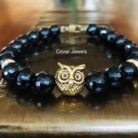 NEW ITEM!!!!  My Wise Golden Owl Bracelet