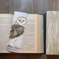 Instant download of owl bookmark in Watercolor. PRINTABLE farm animal bookmarks. DIGITAL DOWNLOAD of