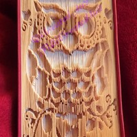 Cut & Fold Book Folding Pattern Detailed OWL 511 Pages With Instructions Unique Gift **Instant D