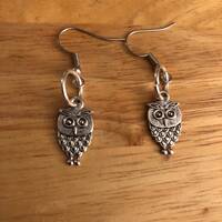 Owl earrings, owl jewelry, owl accessory, owls, owl, ready to ship, gifts under 20, gifts for her, g