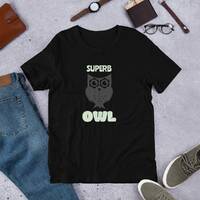 Superb Owl Shirt for Super Bowl Sunday | Non Sports Fans Funny SuperBowl Party Tee | Cute Owl Shirt 