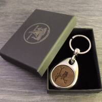 Personalised Owl Design Keyring, Custom Keychain
