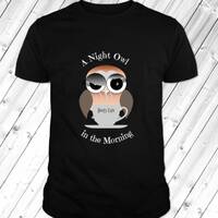 Owl T-Shirt ~ A Night Owl. Owl Gifts for Owl Lovers. Cute Owl, Owl Gift, Vintage Owl. Unique Gift fo