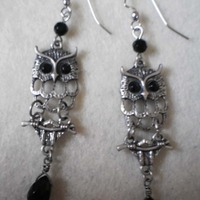 night owl . earrings