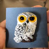 Snowy Owl  Pin