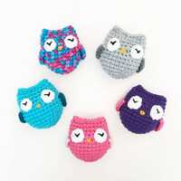 Owl Plush | Stuffed Decoration Toy | Small 3 Inches | Adorable Little Baby Gift | Handheld Cute Slee