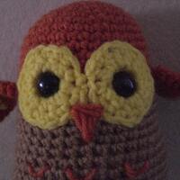 Handmade Crochet Owl Plush – Custom Colors Available