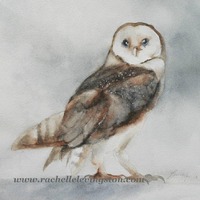Halloween Owl painting watercolor . Halloween decor. Fall decor. Owl art PRINT. Owl PRINT wall art. 