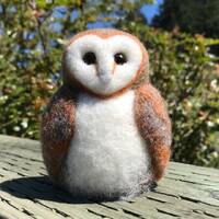 Barn Owl Needle Felting Kit