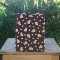 Little Pink Owls for You and Me Reversible Tote Bag