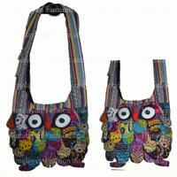 Handmade Owl Crossbody Bag