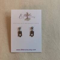Owl Earring - Spiky stud