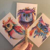 Whimsical Owls