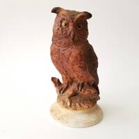 Vintage Lefton China Handpainted Owl Figurine KW866