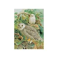 Vintage White Owls Reproduction Fabric Crazy Quilt Block Free Shipping (323_3