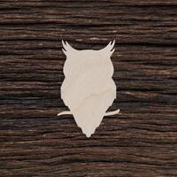 Wooden Wise Owl Shape For Crafts And Decoration - Laser Cut - Owls - Owl Pendant - Owl Decor - Old O