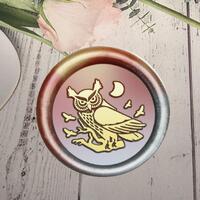 Night Owl  Wax Seal Stamp:Eagle and Moon  Birthday Gift Envelope Sealing Kit