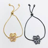 Chi Omega Bracelet, Chi Omega Owl Jewelry, Adjustable Bolo Bracelet, Sorority Jewelry, Sorority Brac