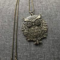 Round Owl Necklace