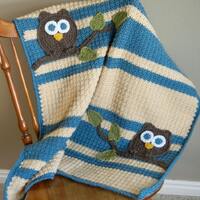Owl Baby Blanket Boy Baby Shower Gift