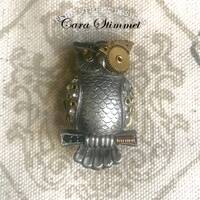 Steampunk Owl Jewelry, Owl Brooch, Statement Jewelry, Owl Lovers, Free Shipping USA